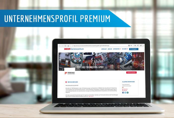 Unternehmensprofil Premium - Emloyer Branding Lösung